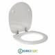 Copriwater per HIDRA SMARTY cerniera inox con chiusura normale o rallentata soft close
