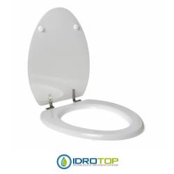 Copriwater per AZZURRA MARTE cerniera inox con chiusura normale o rallentata soft close
