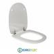 Copriwater per DELTA RAFFAELLO cerniera inox con chiusura normale o rallentata soft close