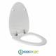 Copriwater per DOLOMITE SWEET LIFE cerniera inox con chiusura normale o rallentata soft close