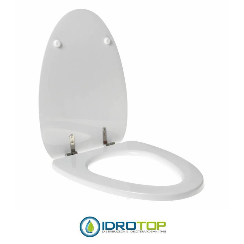 Copriwater per DOLOMITE SWEET LIFE cerniera inox con chiusura normale o rallentata soft close