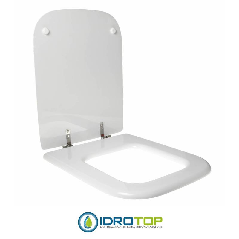 Copriwater per POZZI GINORI THERMAE SYSTEM cerniera inox con chiusura normale o rallentata soft close