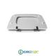 Copriwater per POZZI GINORI TI UNO cerniera inox con chiusura normale o rallentata soft close