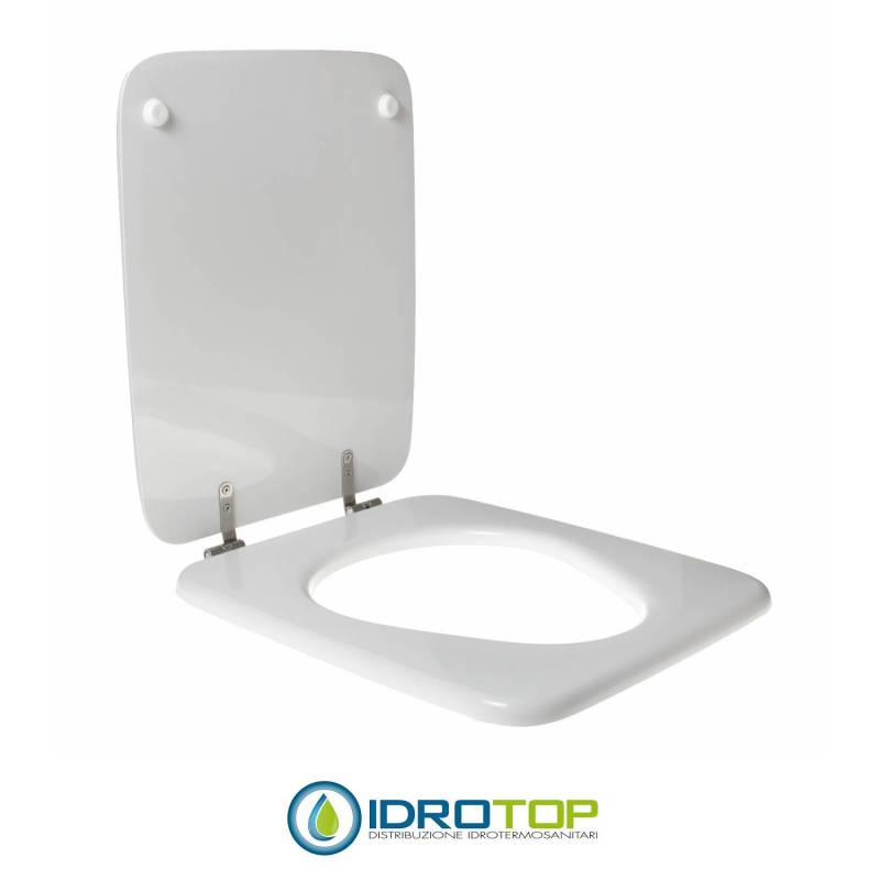 Copriwater per FLAMINIA NILE cerniera inox con chiusura normale o rallentata soft close