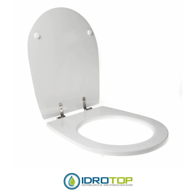Copriwater per LAUFEN MODERNA NEW cerniera inox con chiusura normale o rallentata soft close