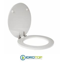 Copriwater per VITRUVIT WIND cerniera inox con chiusura normale o rallentata soft close