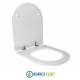 Copriwater per EOS TANDEM cerniera inox con chiusura normale o rallentata soft close