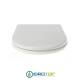Copriwater per EOS TANDEM cerniera inox con chiusura normale o rallentata soft close