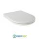 Copriwater per EOS TANDEM cerniera inox con chiusura normale o rallentata soft close
