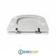 Copriwater per EOS TANDEM cerniera inox con chiusura normale o rallentata soft close