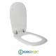 Copriwater per DOLOMITE CRISTALLO VECCHIO cerniera inox con chiusura normale o rallentata soft close