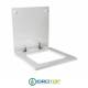 Copriwater per SIMAS FROZEN cerniera inox con chiusura normale o rallentata soft close