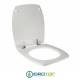 Copriwater per VITRUVIT ICE cerniera inox con chiusura normale o rallentata soft close
