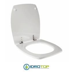 Copriwater per VITRUVIT ICE cerniera inox con chiusura normale o rallentata soft close