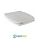 Copriwater per VITRUVIT ICE cerniera inox con chiusura normale o rallentata soft close