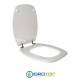 Copriwater per CESAME IONICA cerniera inox con chiusura normale o rallentata soft close