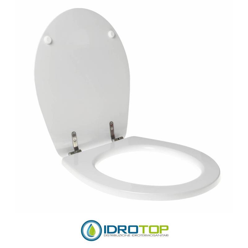 Copriwater per AZZURRA GIUNONE cerniera inox con chiusura normale o rallentata soft close