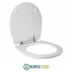Copriwater per ESEDRA KEY cerniera inox con chiusura normale o rallentata soft close