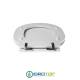 Copriwater per GALASSIA KIMI cerniera inox con chiusura normale o rallentata soft close