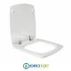 Copriwater per FLAMINIA FLUTE cerniera inox con chiusura normale o rallentata soft close