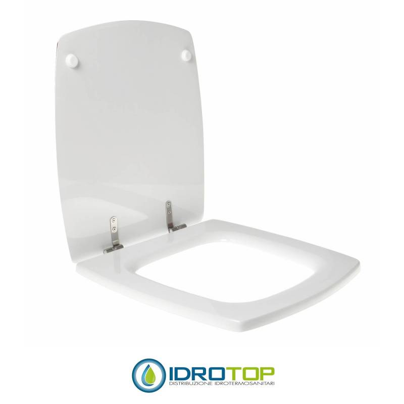Copriwater per FLAMINIA FLUTE cerniera inox con chiusura normale o rallentata soft close