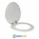 Copriwater per HATRIA SCULTURE NEW cerniera inox con chiusura normale o rallentata soft close
