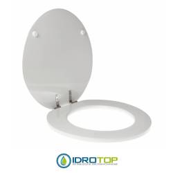 Copriwater per HATRIA SCULTURE NEW cerniera inox con chiusura normale o rallentata soft close