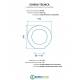 Scheda per copriwater per HATRIA YOU & ME cerniera inox con chiusura normale o rallentata soft close