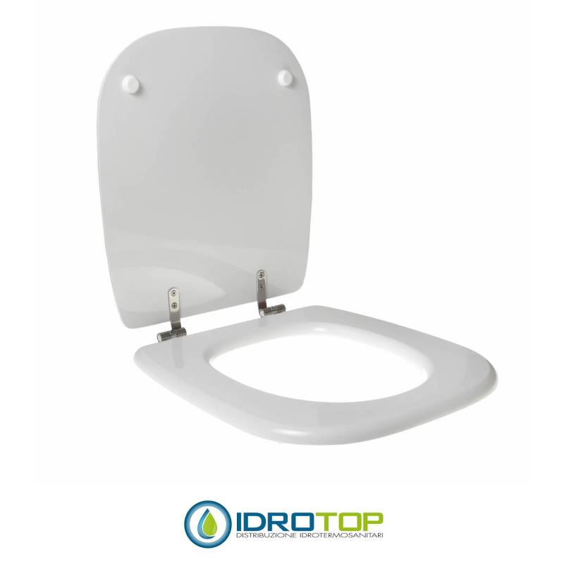 Copriwater per SANITOSCO DISABILE KELA cerniera inox con chiusura normale o rallentata soft close