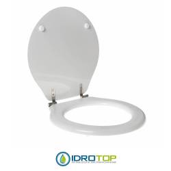 Copriwater per OLYMPIA CRONO cerniera inox con chiusura normale o rallentata soft close