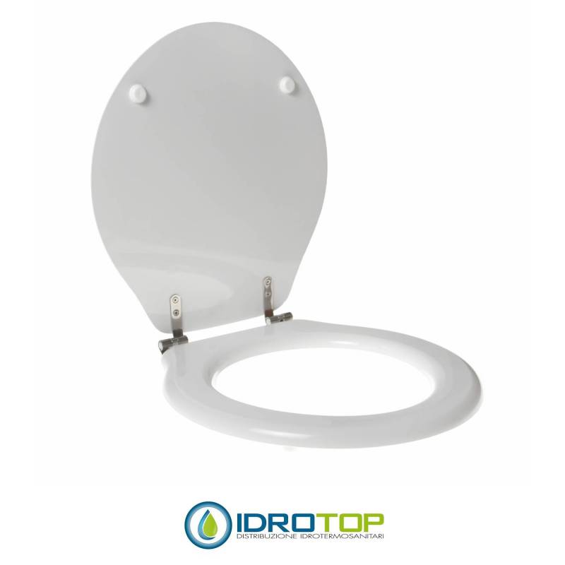 Copriwater per OLYMPIA CRONO cerniera inox con chiusura normale o rallentata soft close