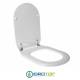 Copriwater per CATALANO ARGENTA cerniera inox con chiusura normale o rallentata soft close