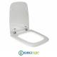 Copriwater per EOS SAMARA cerniera inox con chiusura normale o rallentata soft close
