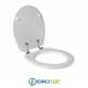Copriwater per GLOBO INFANZIA cerniera inox con chiusura normale o rallentata soft close