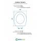 Scheda per copriwater per GLOBO INFANZIA cerniera inox con chiusura normale o rallentata soft close