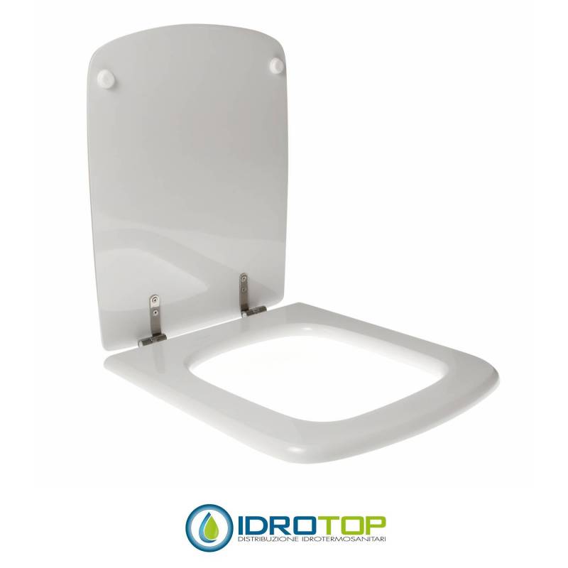 Copriwater per ROCA SIDNEY cerniera inox con chiusura normale o rallentata soft close