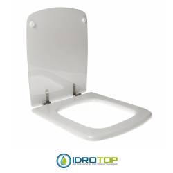 Copriwater per VILLEROY & BOCH BELLEVUE cerniera inox con chiusura normale o rallentata soft close