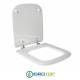 Copriwater per GLOBO CLIO cerniera inox con chiusura normale o rallentata soft close