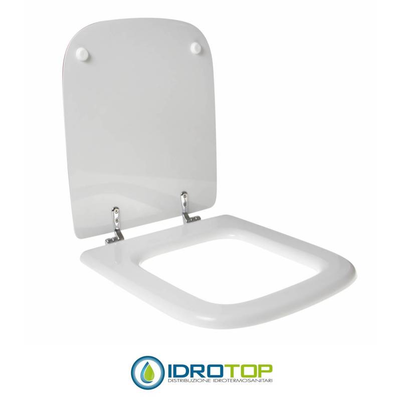 Copriwater per GLOBO CLIO cerniera inox con chiusura normale o rallentata soft close