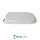 Copriwater per GLOBO CLIO cerniera inox con chiusura normale o rallentata soft close
