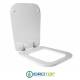 Copriwater per FLAMINIA COMO cerniera inox con chiusura normale o rallentata soft close