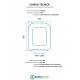 Scheda per copriwater per FLAMINIA COMO cerniera inox con chiusura normale o rallentata soft close