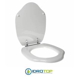 Copriwater per CESAME ROMANICA cerniera inox con chiusura normale o rallentata soft close