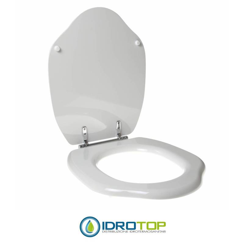 Copriwater per CESAME ROMANICA cerniera inox con chiusura normale o rallentata soft close