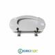 Copriwater per CESAME ROMANICA cerniera inox con chiusura normale o rallentata soft close