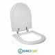 Copriwater per SANITOSCO FREE CHIUSO cerniera inox con chiusura normale o rallentata soft close