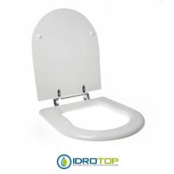 Copriwater per SANITOSCO FREE CHIUSO cerniera inox con chiusura normale o rallentata soft close