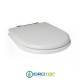 Copriwater per SANITOSCO FREE CHIUSO cerniera inox con chiusura normale o rallentata soft close