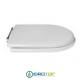 Copriwater per SANITOSCO FREE CHIUSO cerniera inox con chiusura normale o rallentata soft close