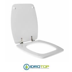 Copriwater per TENAX BR CORTO cerniera inox con chiusura normale o rallentata soft close